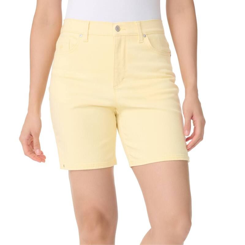 グロリアバンデービルト レディース ボトムス ハーフパンツ・ショーツ ショートパンツ Womens Gloria Vanderbilt Amanda Shorts Daffodil