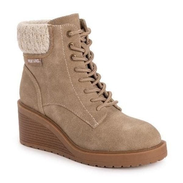 ムクルクス レディース シューズ サンダル ブーツ MUK LUKSky Solange Bootie Taupe トープ