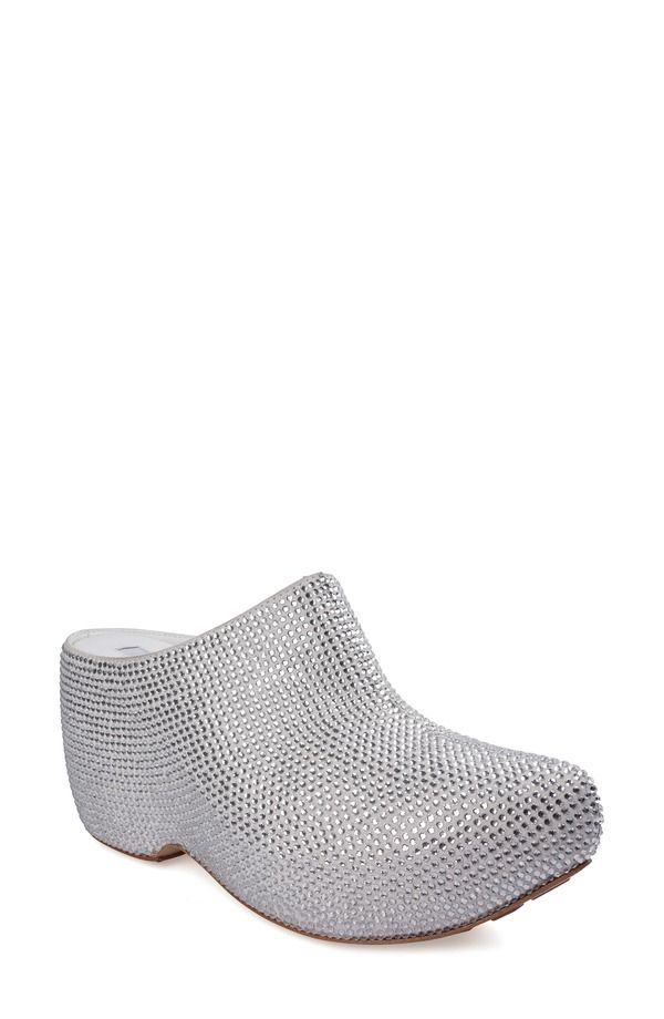ジジ レディース シューズ サンダル ZIGI Ziska Embellished Clog Silver シルバー