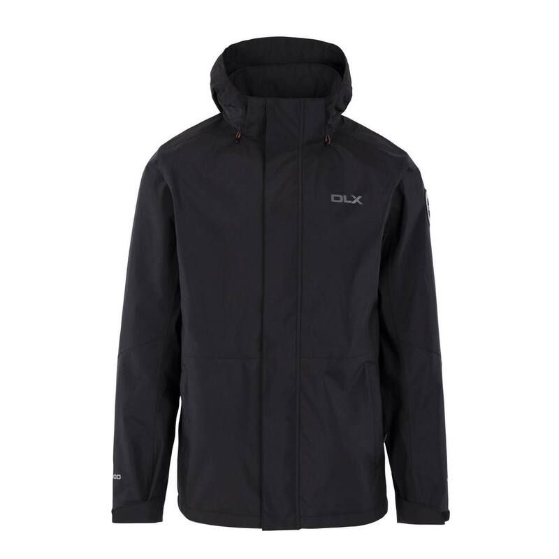 トレスパス レディース アウター ジャケット・ブルゾン Trespass Mens DLX Cyril Waterproof Jacket Black ブラック