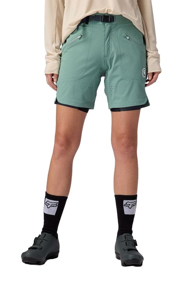 バックカントリー レディース ボトムス ハーフパンツ・ショーツ Backcountry Slickrock 7In Bike Short Womens Oil Blue ブルー