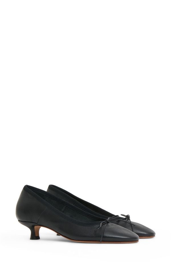 マンサーガブリエル レディース シューズ ヒール Mansur Gavriel Dance Kitten Heel Pump Black ブラック