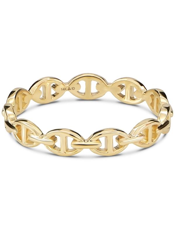 デヴァタ レディース アクセサリー 指輪 DEVATA Mariner Anchoring in 14K Yellow Gold イエロー