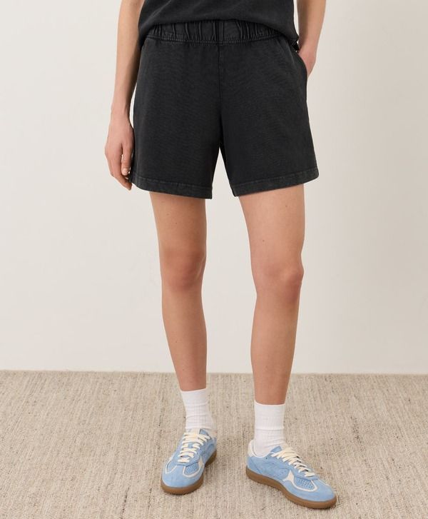 パクト レディース ボトムス ハーフパンツ・ショーツ コットン Pact Organicotton Weekends Beach Short Washed Black ブラック