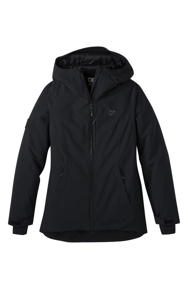 アウトドアリサーチ レディース アウター ジャケット・ブルゾン Outdooresearch Snowcrew Hooded Waterproof Jacket Black ブラック