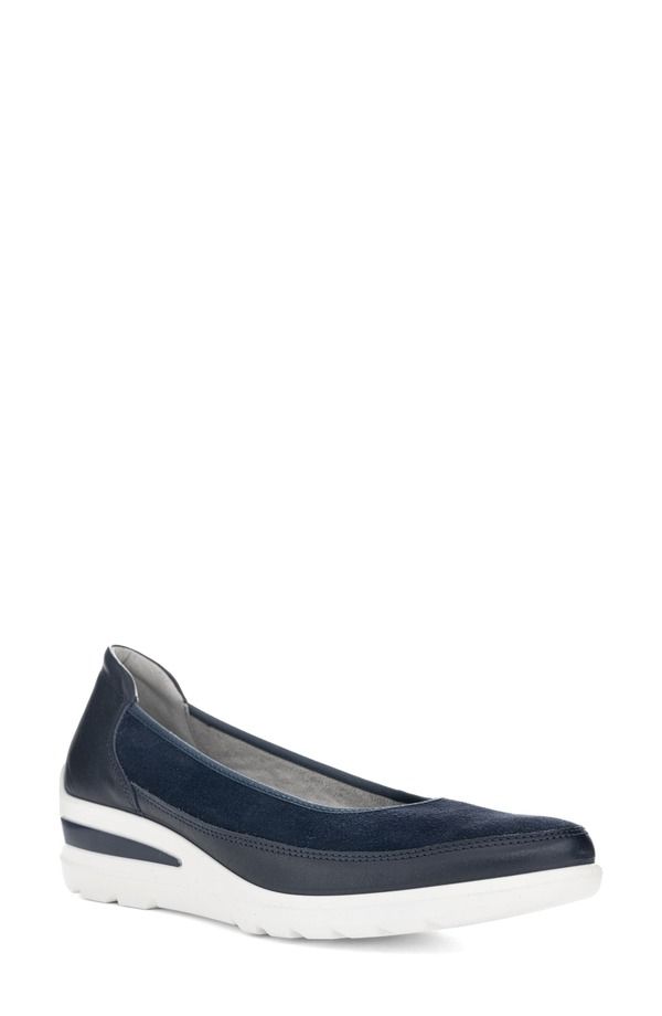 アラ レディース シューズ スリッポン・ローファー ara Zinnia Wedge Loafer Blue ブルー