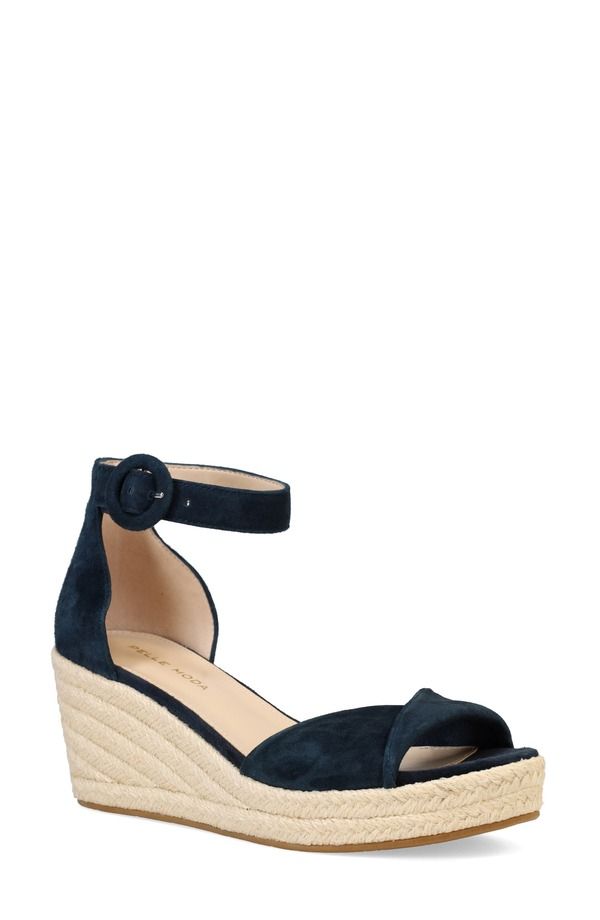 ペレモーダ レディース シューズ サンダル Pelle Moda Kovespadrille Wedge Sandal Midnight