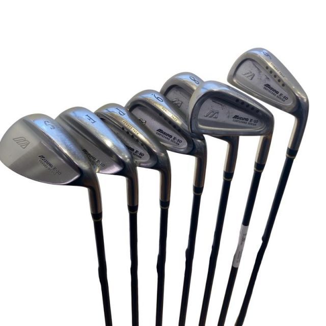 【中古】 ミズノ Mizuno E-10 9S アイアンセット IR SPECIAL TUNE PREMIUM E LIGHT (フレックスR) メンズ 男性用 右利き 右用 Cランク ゴルフクラブ