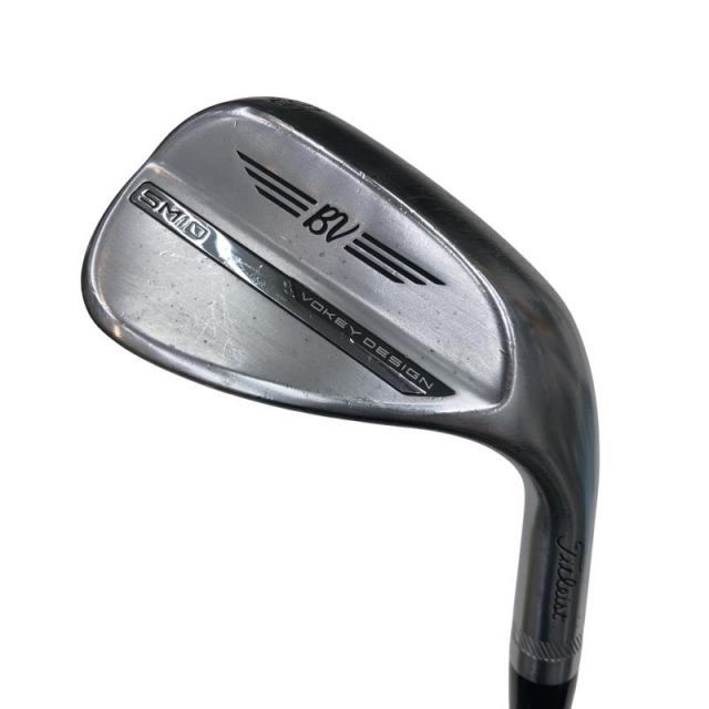 【中古】 タイトリスト VOKEY SPIN MILLED SM10 ツアークロム 56°/14°F ウェッジ WG 純正特注シャフト (フレックスS) メンズ 男性用 右利き 右用 Dランク ゴルフクラブ
