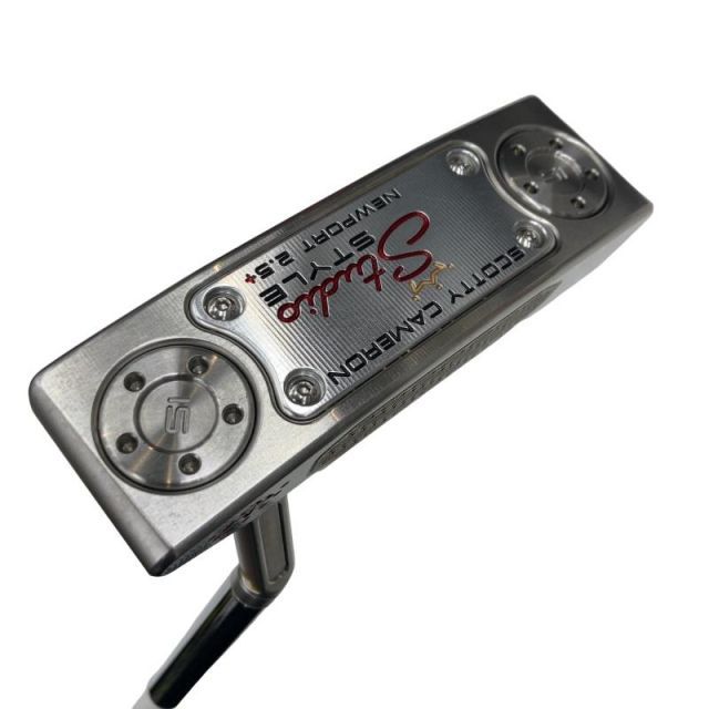 【中古】 タイトリスト SCOTTY CAMERON STUDIO STYLE NEWPORT 2.5 PLUS(2025) 34インチ パター PT スチール (フレックスその他) メンズ 男性用 右利き 右用 Cランク ゴルフクラブ
