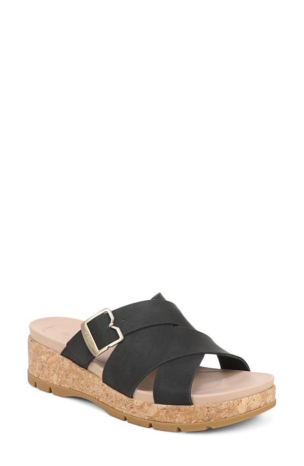 ドクター・ショール レディース シューズ ヒール プラットフォーム サンダル Dr Scholls Free Day Platform Sandal Black ブラック