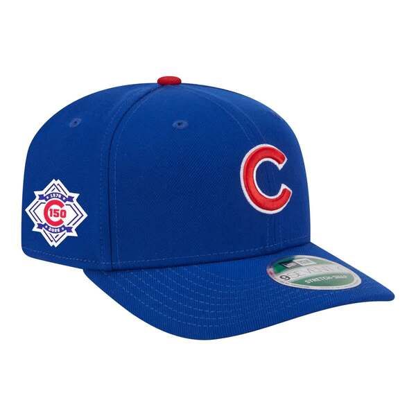 ニューエラ メンズ アクセサリー 帽子 Mens New Era Royal Chicago Cubs 150th Anniversary 9SEVENTY Adjustable Hat Royal