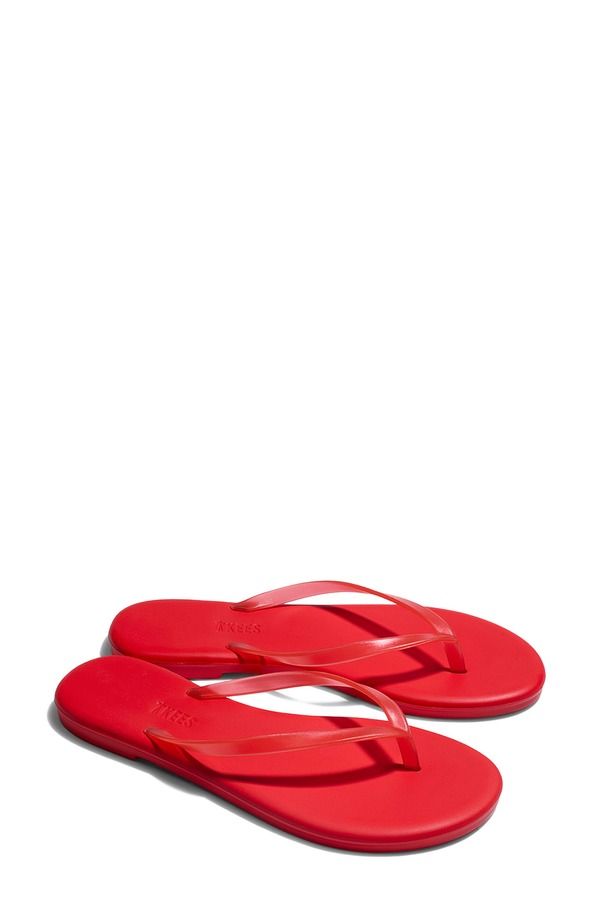 ティキーズ レディース シューズ サンダル TKEES Aqua Waterprooflip Flop Sol Red レッド