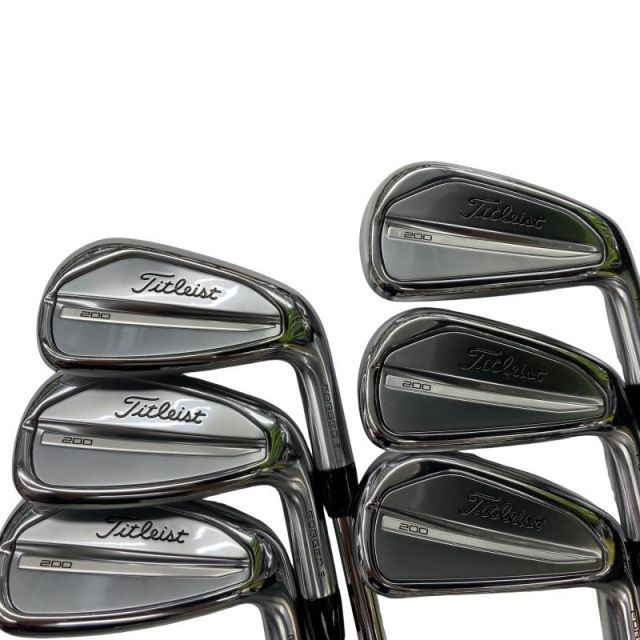 【中古】 タイトリスト Titleist T200(2023) 6S アイアンセット IR 純正特注シャフト (フレックスS) メンズ 男性用 右利き 右用 Cランク ゴルフクラブ