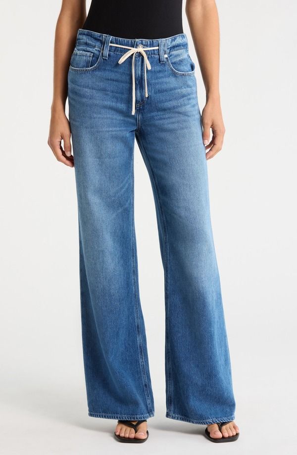 ペイジ レディース ボトムス デニムパンツ ワイドレッグ ジーンズ PAIGE Zoey Tie Waist Wide Leg Jeanserenite