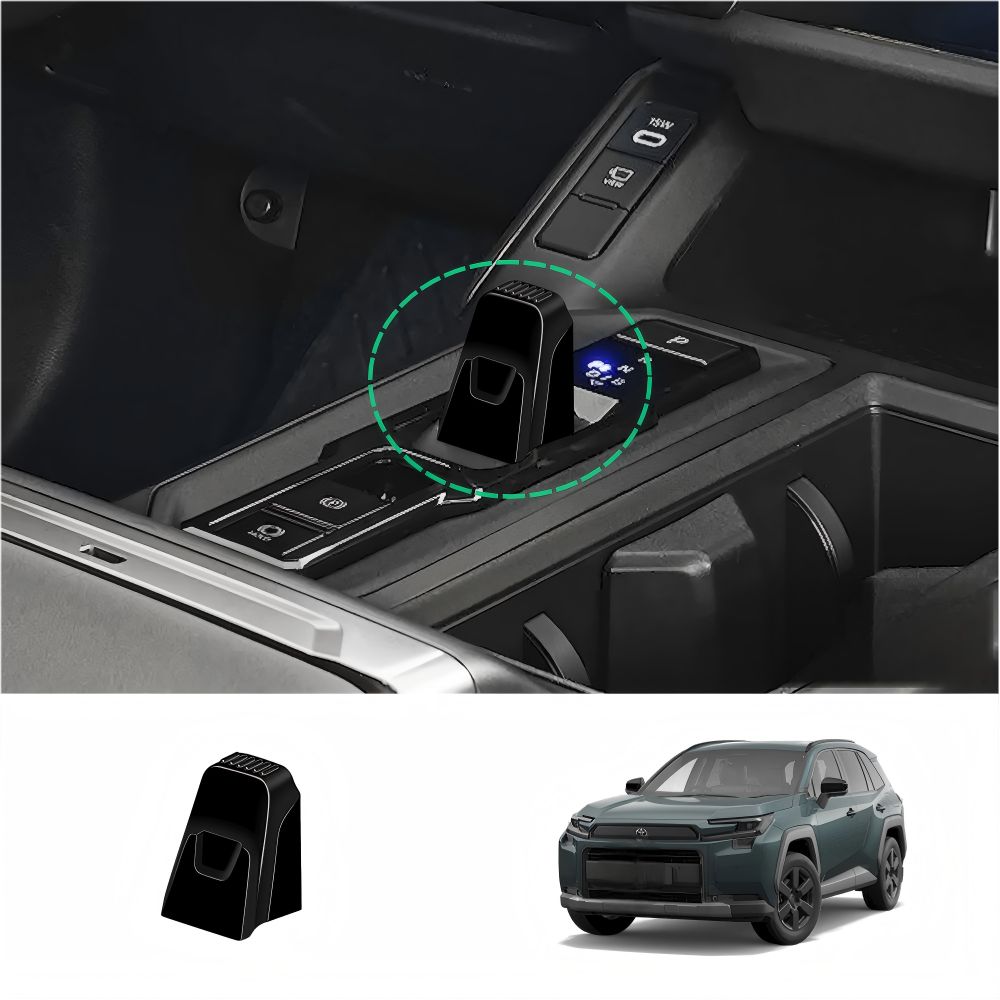 【送料無料】トヨタ RAV4 (26 款) 用シフトノブカバー B 款 ABS 製 ピアノブラック / 魂動レッド / カーボン調 傷防止・ドレスアップ効果抜群 高級感 簡単貼付 フィット感良好 おすすめ