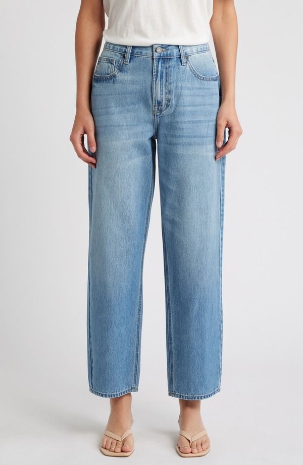 ヒドゥン ジーンズ レディース ボトムス デニムパンツ ストレート HIDDEN JEANS Relaxed Straight Leg Boyfriend Jeans Medium Wash