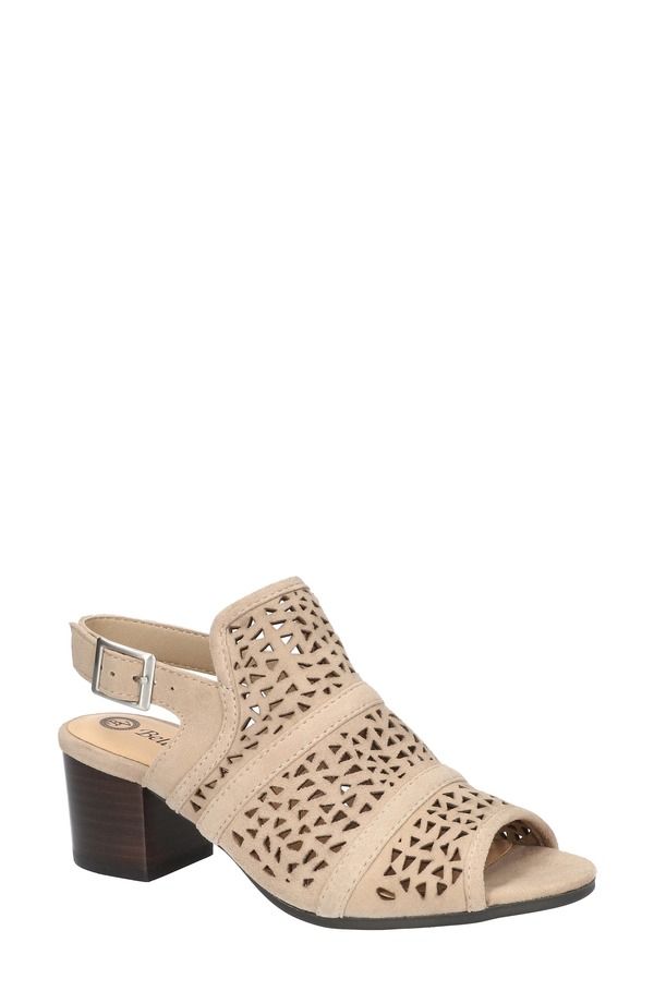 ベラヴィータ レディース シューズ ヒール サンダル Bella Vita Marti Slingback Sandalmond Kidsuede Leather