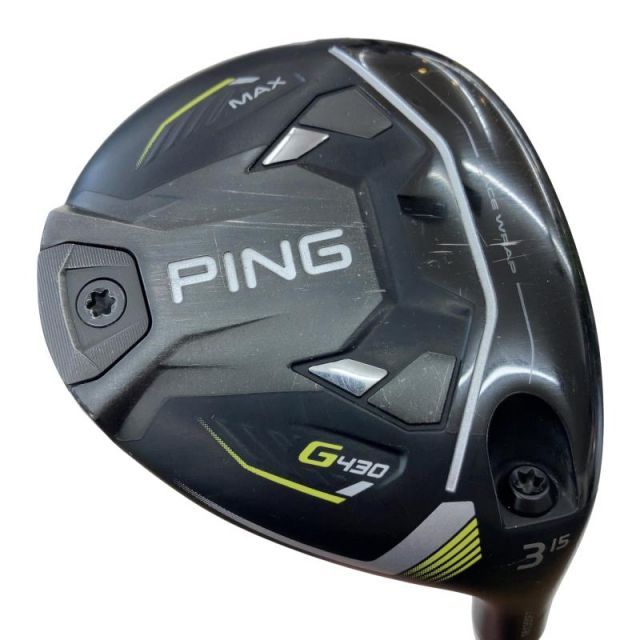【中古】 ピン G430 MAX 3W フェアウェイウッド FW リシャフト (フレックスその他) メンズ 男性用 右利き 右用 Cランク ゴルフクラブ