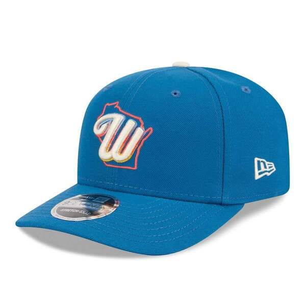 ニューエラ メンズ アクセサリー 帽子 Mens New Era Blue Milwaukee Brewers 2026 City Connect 9SEVENTY Adjustable Hat Blue ブルー