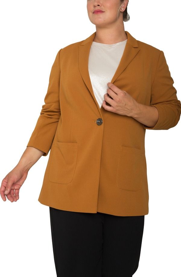 スタンダーズ アンド プラクティス レディース アウター ジャケット・ブルゾン Standards Practices Dorothy Boyfriend Jacket Dark Mustard マスタード