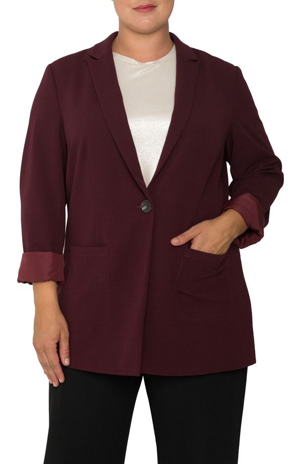 スタンダーズ アンド プラクティス レディース アウター ジャケット・ブルゾン Standards Practices Dorothy Boyfriend Jacket Burgundy バーガンディ