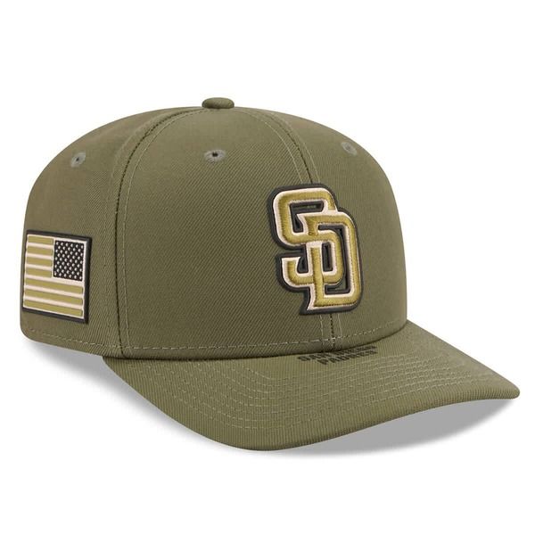 ニューエラ メンズ アクセサリー 帽子 Mens New Era Olive San Diego Padres 2026 Armed Forces Day 9SEVENTY Adjustable Hat Olive オリーブ