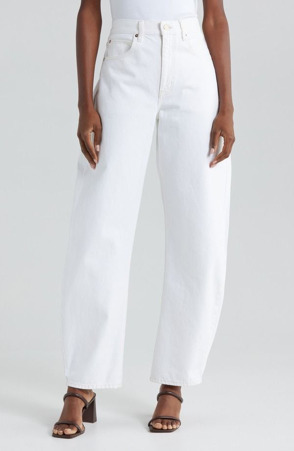 フレーム レディース ボトムス デニムパンツ ジーンズ FRAME The Bubble Baggy Jeans Au Natural Clean