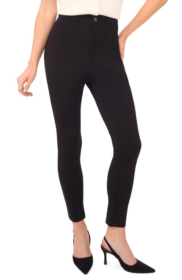 テッドベーカー レディース ボトムス レギンス ハイウエスト パンツ Ted Baker Fenlinda High Waist Ponte Pants Rich Black ブラック
