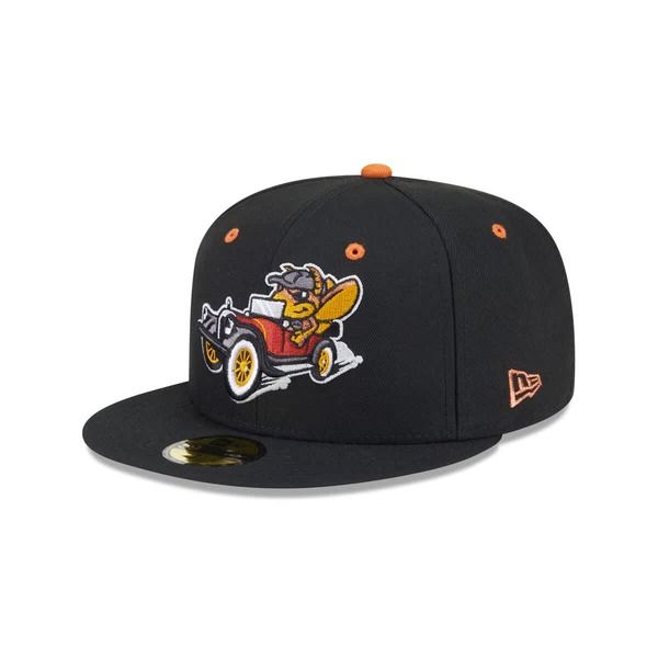 ニューエラ メンズ アクセサリー 帽子 MensNew Era Black WinstonSalem Dash Theme Nights 59FIFTY Fitted Hat Black ブラック