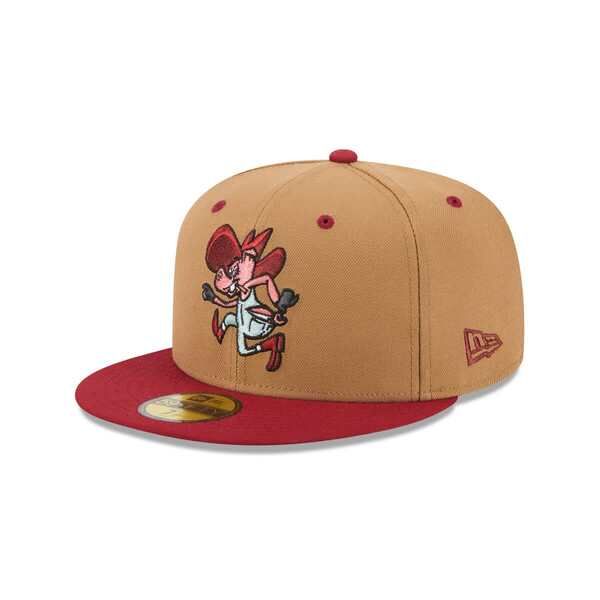 ニューエラ メンズ アクセサリー 帽子 MensNew Era Brown Rocket City Trash Pandas Theme Nights 59FIFTY Fitted Hat Brown ブラウン