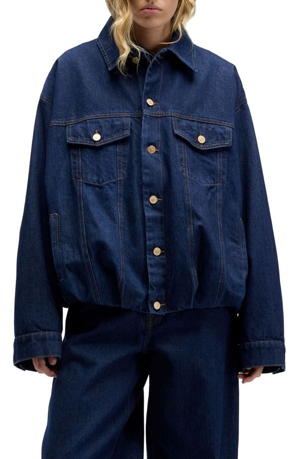 セブンフォーオールマンカインド レディース ボトムス デニムパンツ ジャケット 7 For All Mankind Oversize Denim Jacket Indigo Soul インディゴ