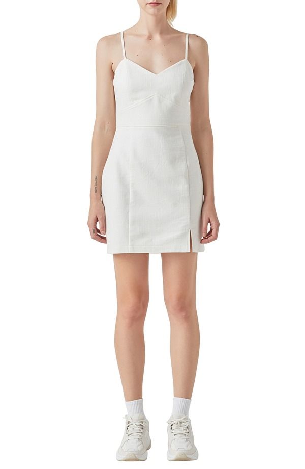 グレー ラブ レディース トップス ワンピース ミニ Grey Lab Strappy Back Minidress Ivory アイボリー 19,586円
