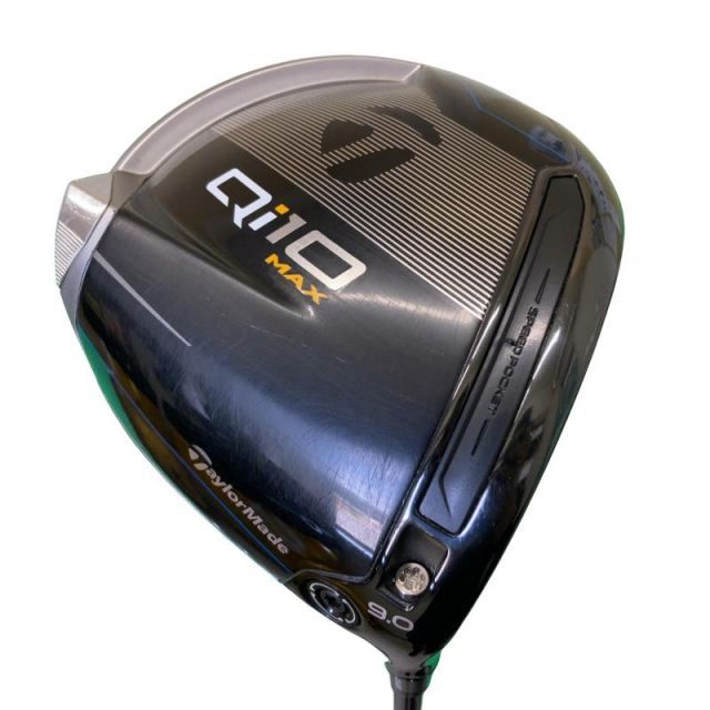 【中古】 テーラーメイド Qi10 MAX 9° ドライバー DR Diamana BLUE TM50(Qi10 DR) (フレックスSR) メンズ 男性用 右利き 右用 Cランク ゴルフクラブ