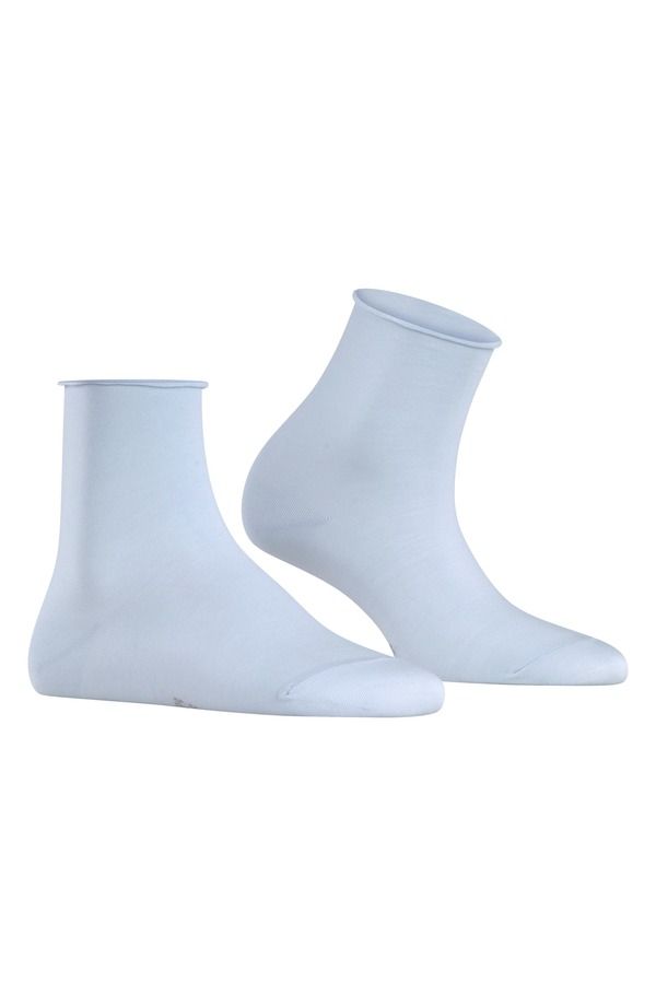 ファルケ レディース アンダーウェア 靴下 コットン Falke Cotton Touch Short Socks Light Blue ブルー