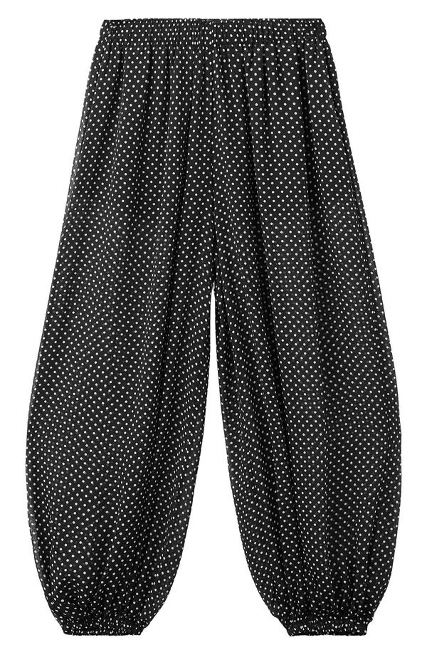 マンゴ レディース ボトムス レギンス ドット柄 ドット パンツ MANGO Pantalon Polka Dot Balloon Pants Black ブラック