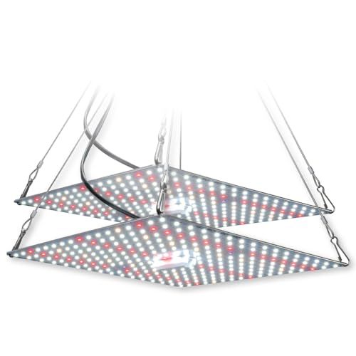HaruDesign (2台セット) 植物育成ライト GL-BOARD800 育成用高効率SMD2835LED搭載 size30x30cm 固定65W スイッチ付き調光機能無し 防水性能IP65 製品3年保証as 82aa35f1