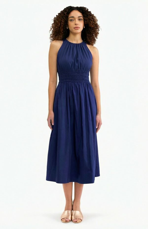レベッカテイラー レディース トップス ワンピース Rebecca Taylor Emelia Dress Blue Sapphire ブルー
