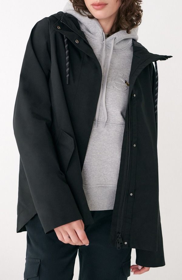 ロル レディース アウター ジャケット・ブルゾン コート Lole Lachine Oversize Rain Coat Black Beauty ブラック