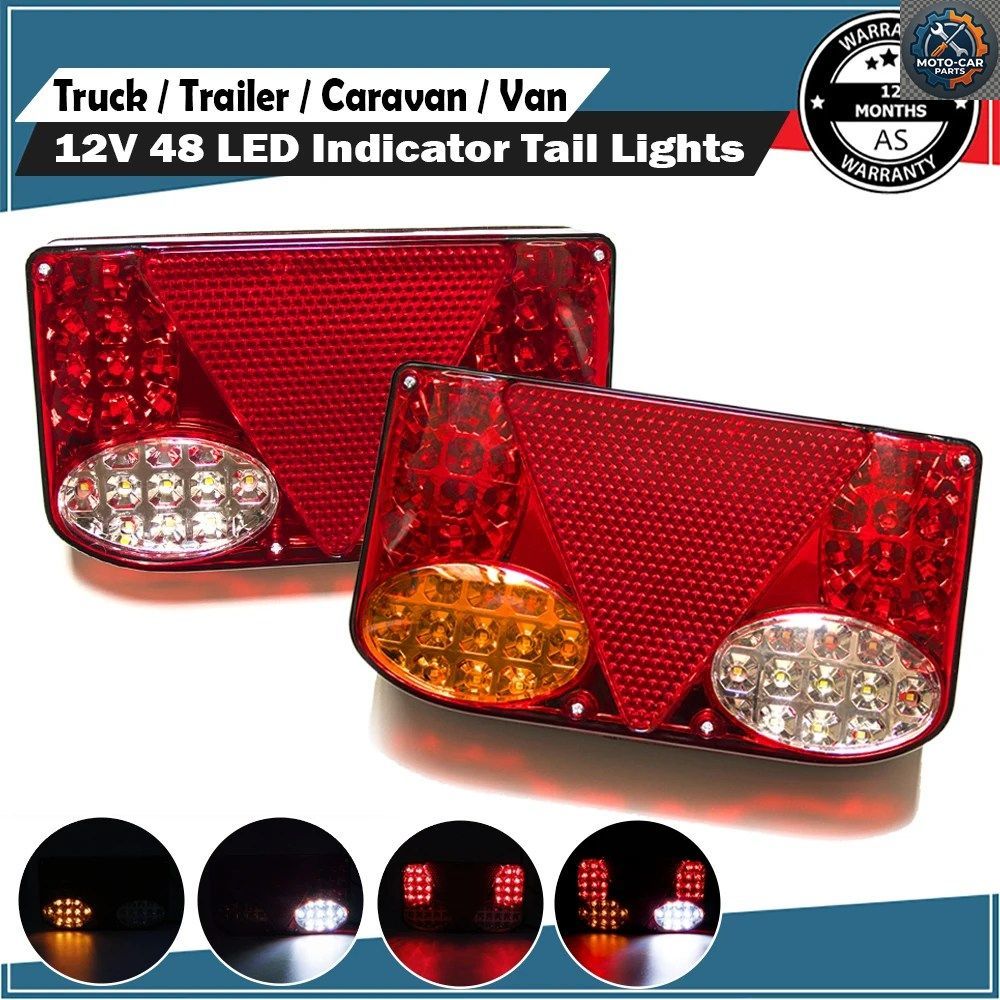 2個入り 12V 24V 車 トラック テールライト テールライト リアストップ ブレーキライト シグナルランプ インジケーター バン トラック トレ