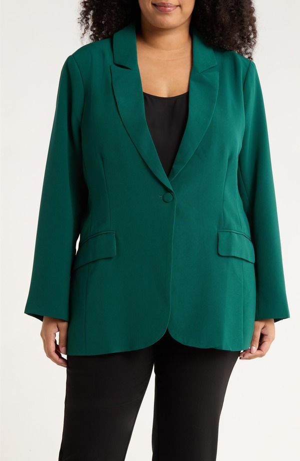 シュガーリップス レディース アウター ジャケット・ブルゾン チェルシー ブレザー SUGARLIPS Chelsea OneButton Blazer Emerald エメラルド