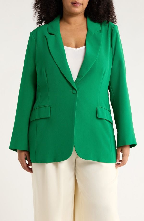 シュガーリップス レディース アウター ジャケット・ブルゾン チェルシー ブレザー SUGARLIPS Chelsea OneButton Blazer KellyGreen グリーン