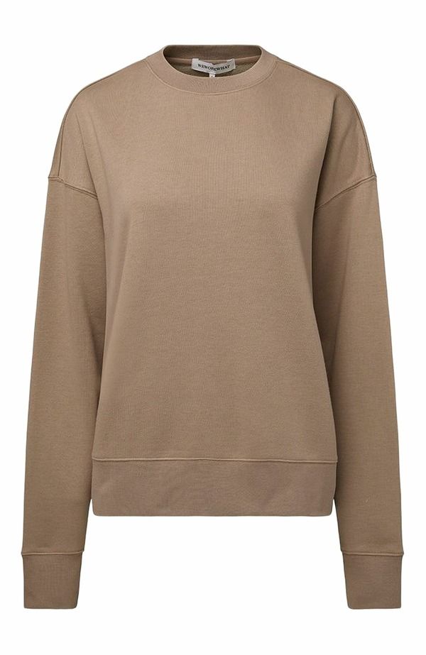 ウィ ウォー ワット レディース アウター パーカー・スウェット クルーネック シャツ WeWoreWhat Oversized Crewneck Sweatshirt Cashmere