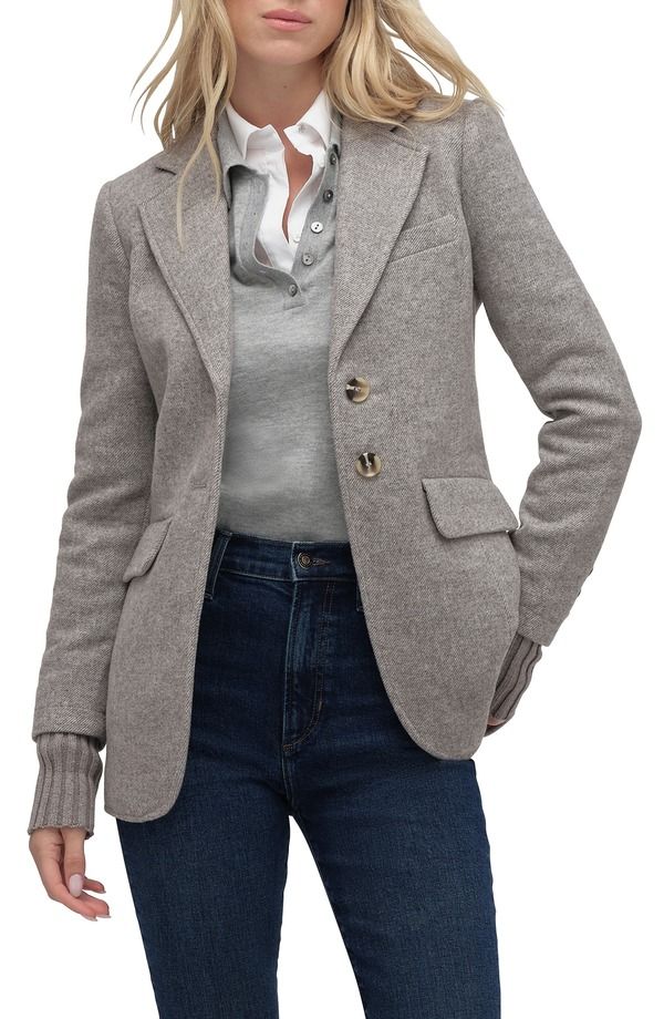 フェイバリット ドーター レディース アウター ジャケット・ブルゾン ブレザー Favorite Daughter The City Layered Blazer Frost Gray グレー
