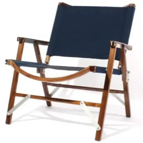 【希少新品未使用】 カーミットチェア ウォルナット 幅約53 x 高さ約61cm/Navy KCC-303 新品未開封品 菅003