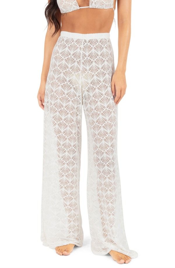 ハーレー レディース ボトムス レギンス ワイドレッグ パンツ Hurley Open Stitch Wide Leg CoverUpants Egret 14,045円