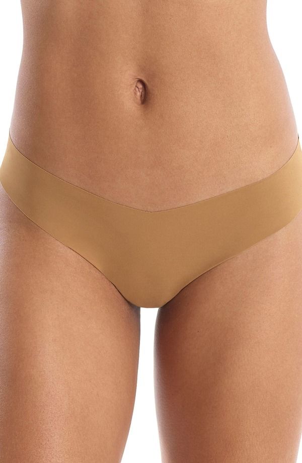 コマンドー レディース アンダーウェア パンツ Commando Solid Thong Caramel