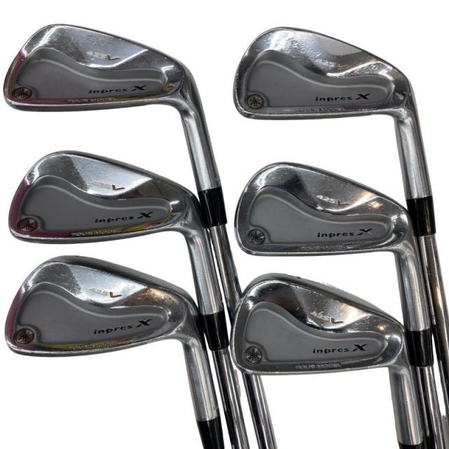 【中古】 ヤマハ inpres X 425V TOUR MODEL 6S アイアンセット IR Dynamic Gold (フレックスS) メンズ 男性用 右利き 右用 Cランク ゴルフクラブ