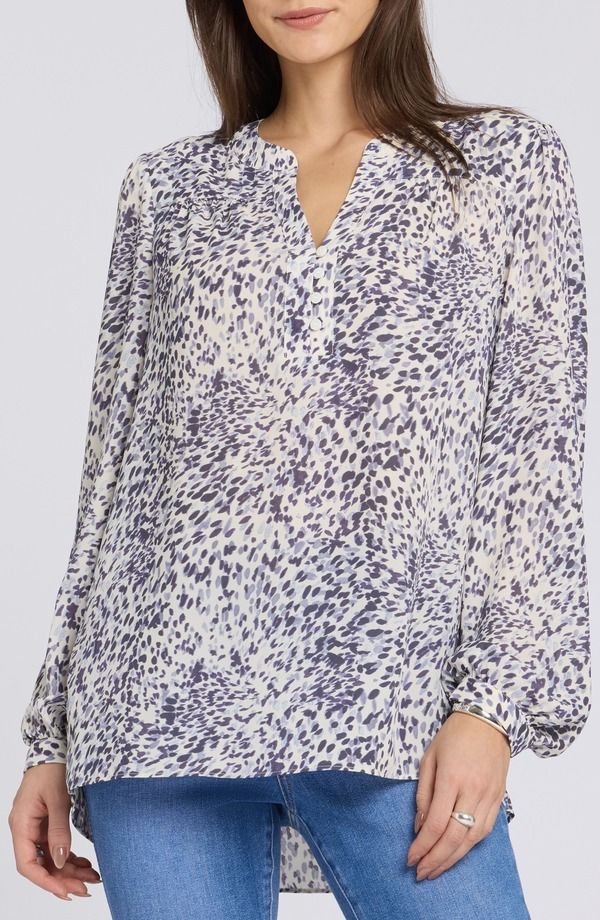 エヌワイディージェイ レディース トップス シャツ NYDJ Trinity Tunic Top Desiree Dots