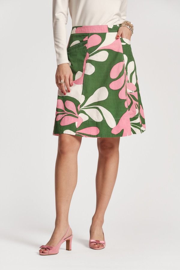 フランセスバレンタイン レディース ボトムスカート Frances Valentine Marta Skirt Morning Dew TreetopMulti マルチカラー